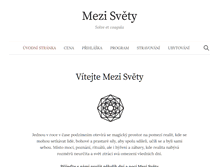 Tablet Screenshot of mezisvety.divinorum.cz